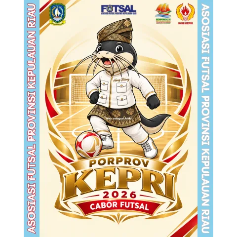 Logo PORPROV KEPRI 2026 (FUTSAL PUTRA)